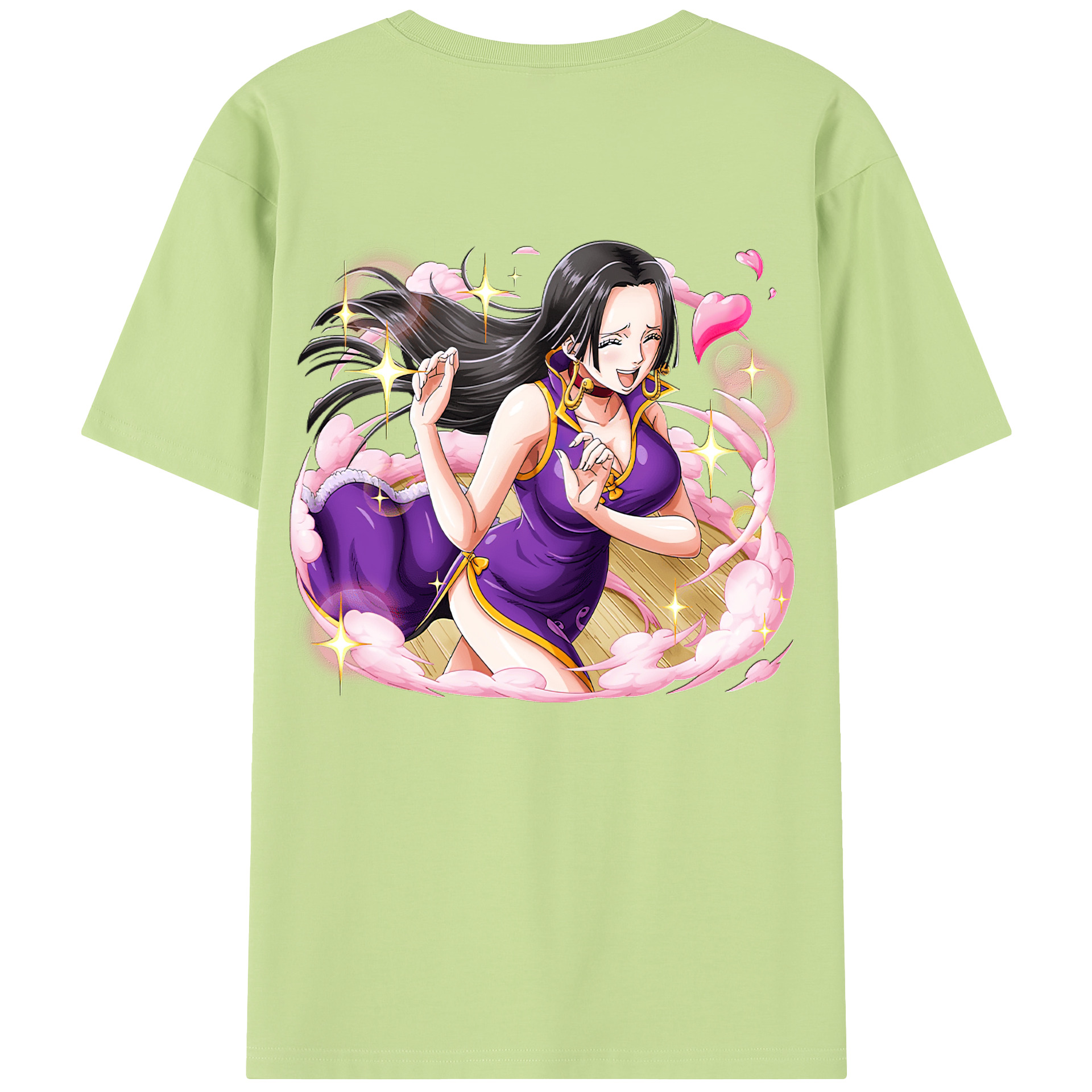 ワンピース ボア・ハンコック ONE PIECE Boa·Hancock 綿100％半袖Tシャツ（背面プリント）